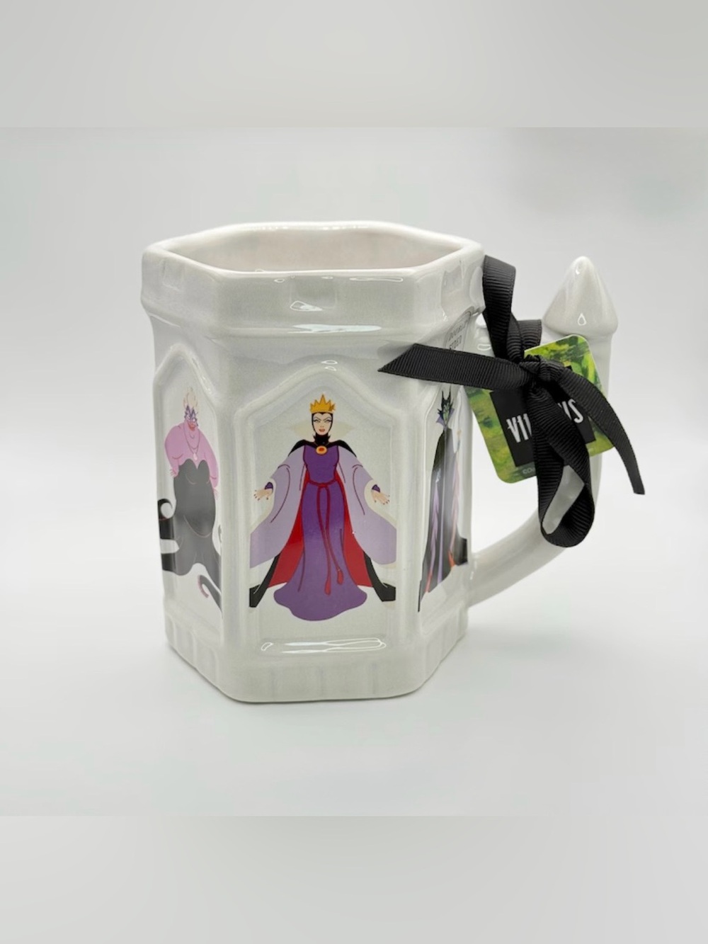Rae Dunn Disney Villains "Queens of Mean" Mug Artisan Collection 16oz